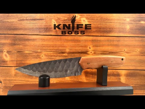 KnifeBoss lovecký damaškový nůž Classic Olive