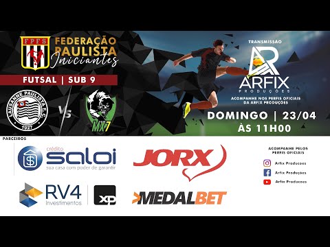 LAUSANNE PAULISTA x MX7 DIADEMA - FUTSAL | SUB 9