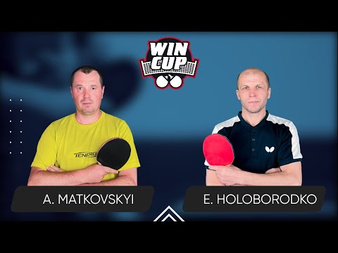 15:00 Andrii Matkovskyi - Evhenii Holoborodko West 3 WIN CUP 19.06.2024 | Table Tennis WINCUP