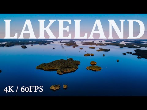 LakeLand Finland  - Suomi ilmasta [4K/60fps]
