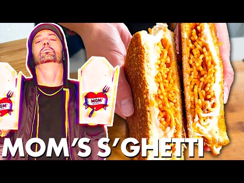 Eminem S'ghetti Sandwich Recipe from "Mom's Spaghetti" Restaurant!