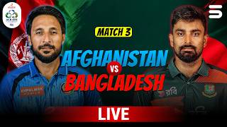 Live | Afghanistan vs Bangladesh | Match 3 | Afghanistan ODI Tri-Series 2026 | M