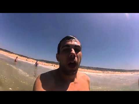 One of the beaches near Lisbon