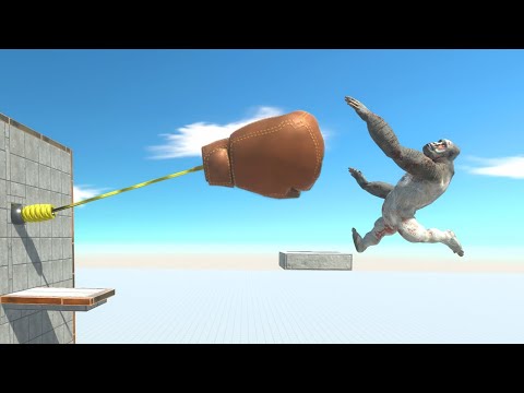 Hit With a Giant Boxing Glove - Animal Revolt Battle Simulator