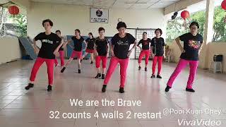 Kickick Line Dance-We are the Brave (Demo by Forever Young class)