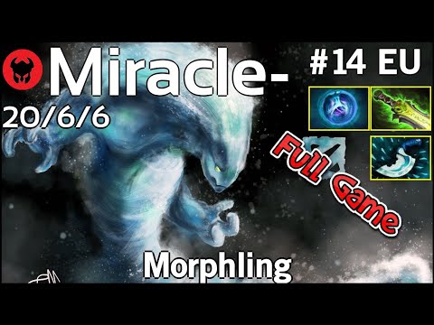 Miracle- [Liquid] plays Morphling!!! Dota 2 Full Game 7.21