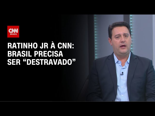 À CNN, Ratinho Jr. cita polarização e diz que país precisa ser “destravado” | CNN 360º