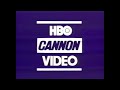 Thorn EMI HBO Video HBO Cannon Video Thorn EMI Video 1984 1986 1983