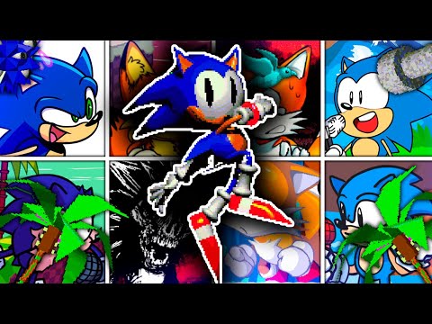 Trinity Encore but Different Sonic Characters Sings 🐱 (Vs. Rewrite Round 2) - FNF Cover