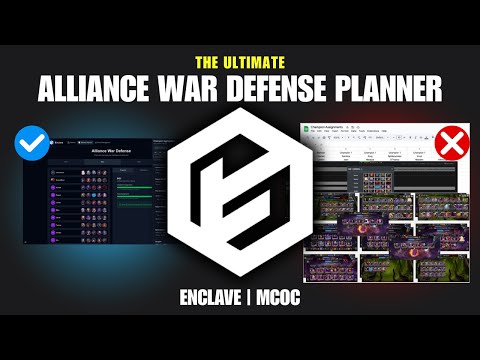 Enclave: Alliance War Defense Planner for MCOC (Full Overview)