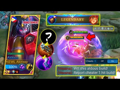 THIS NEW TRICK TO 1 HIT AND BURST HERO IS LITERALLY OP! CHEAT BUILD? ALDOUS BEST BUILD 2022 - MLBB