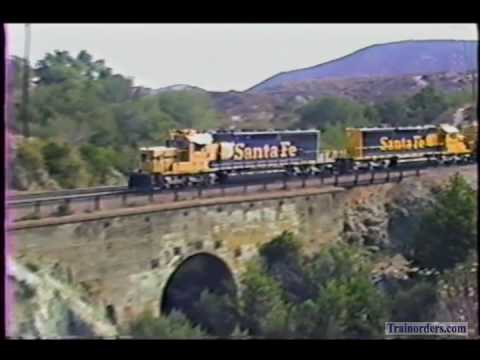 Classic Railroad Series 471 - Santa Fe and UP at Blue Cut August 5, 1989