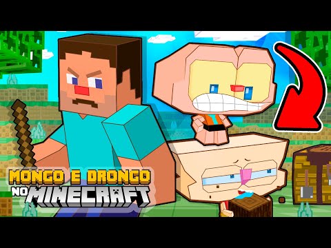 Capa de Mongo e Drongo APRENDEM MINECRAFT