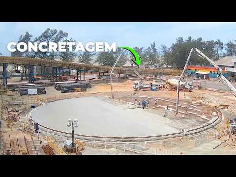 Timelapse: Concrete Pouring