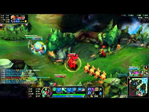 Tank Karma: Karma vs Poppy Top lane patch 6.6