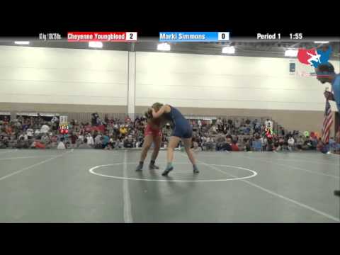 FILA Junior 63 kg / 138.75 lbs. - Cheyenne Youngblood vs. Marki Simmons
