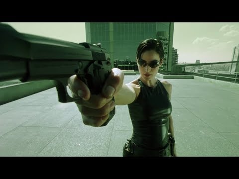 Dodge this (slo-mo, bullet time) | The Matrix [Open Matte]