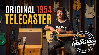 Video thumbnail for Meet the Blackguard, the first run of Fender Telecasters - Insane tone from an original 1954 model by Walt Grace Vintage
