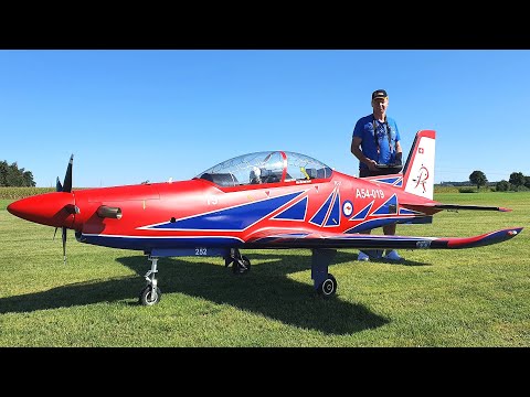 LARGEST RC PILATUS PC-21 TURBOPROP