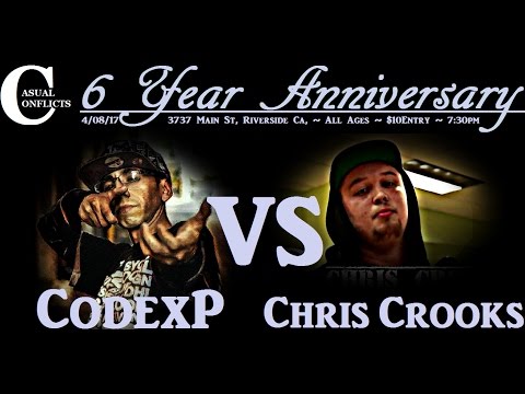 CodexP vs Chris Crooks