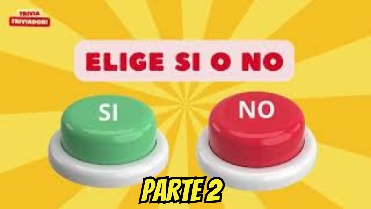¡OPCIÓN SÍ O NO! ¡LA TRIVIA QUE NO TE PUEDES PERDER!