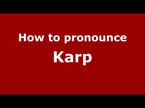 How to pronounce Karp (Spanish/Argentina) - PronounceNames.com