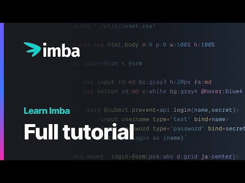 Learn Imba [full tutorial]