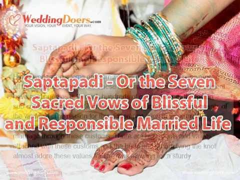 Saptapadi - Or the Seven Sacred Vows of Blissful and Responsible Married Life