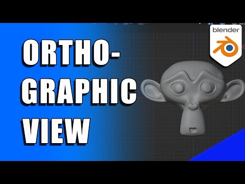 Orthographic Views in Blender 3D (Micro Tip)