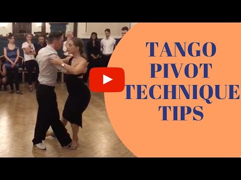 Argentine Tango Technique - How to use dissociation [to pivot]