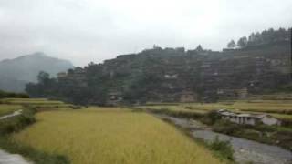 preview picture of video '[2008-10-01] Terraced rice fields at Xijiang'