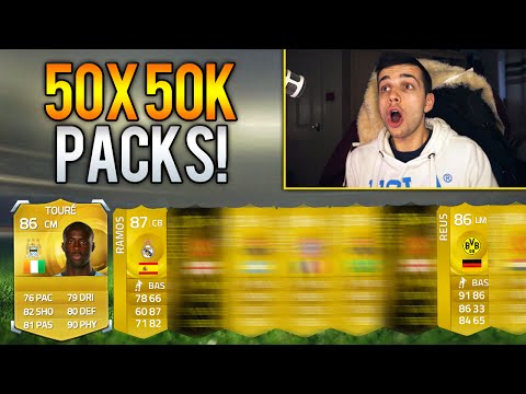 FIFA 15 - 50x 50K PACKS - HUGE FIFA 15 PACK OPENING!