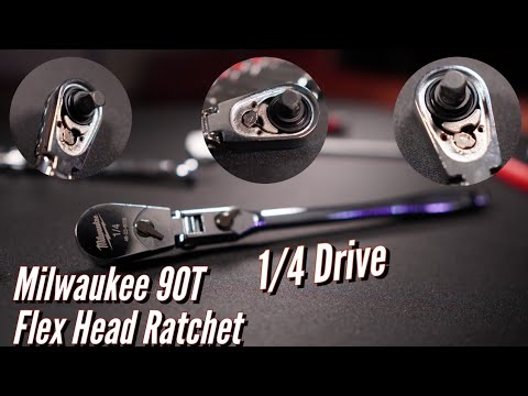 Milwaukee 90T 1/4 Dr Locking Flex Head Ratchet Amazing or Trash