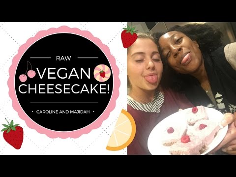 RAW VEGAN CHEESECAKE! 🍰 Healthy & Easy No-Bake Dessert with my Best Friend:)