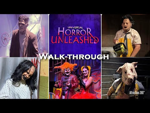Universal's NEWEST Year-Round Haunted Attraction NOW OPEN! Universal Horror Unleashed Walkthroughs