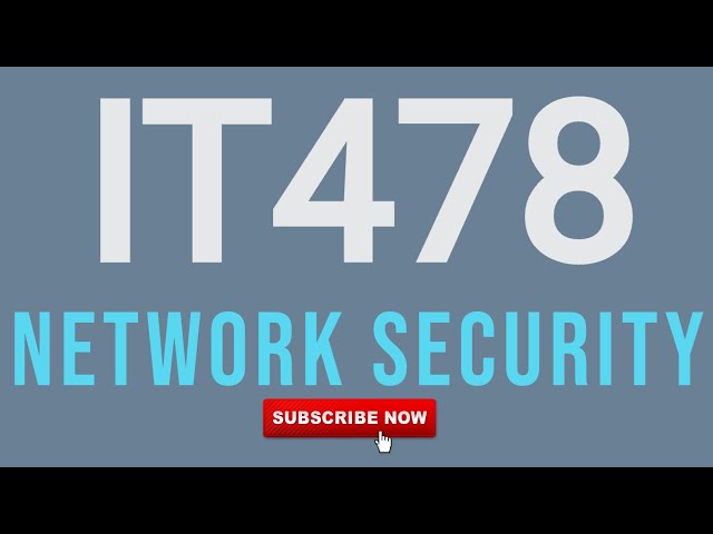اشتراك شرح مادة IT478