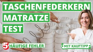 Taschenfederkernmatratze Test: Was rät die Stiftung Warentest?