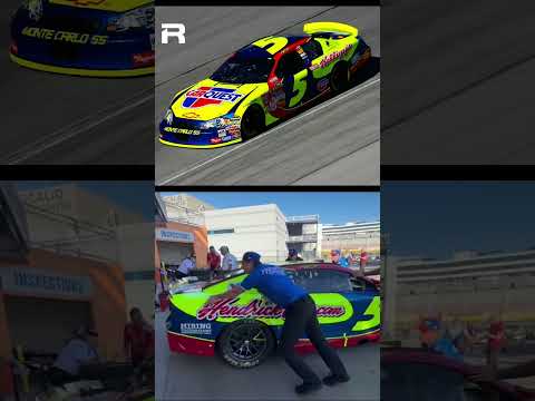 Kyle Larson's Kyle Busch Tribute at Vegas