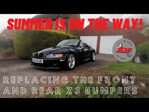 Replacing Bumpers on the BMW Z3 Roadster!