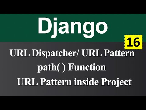 URL Dispatcher or URL Pattern inside Project in Django Hindi