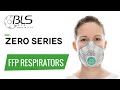 Respirátor BLS Zer0 30C respirátor FFP3 R D s aktivním uhlím 5 ks