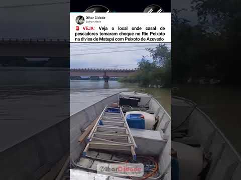 Fios próximo da Água no Rio Peixoto de Azevedo