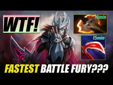 Dota2 Phantom Assassin Pro Plays Highlights - Fastest Battlefury in Dota HISTORY