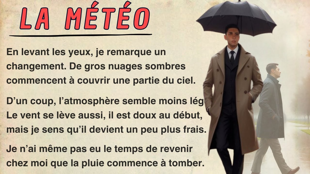 Learn French Pronunciation through a Simple Story (B1-B2) - weather