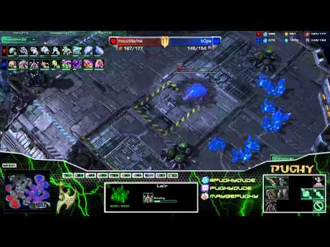 MouzMarine v hOpe G1 GO4SC2 Finals Starcraft 2 Pughy