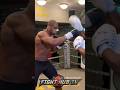 Daniel Dubois SHOWS Usyk KO SHOT; fires VICIOUS combos in open workout!