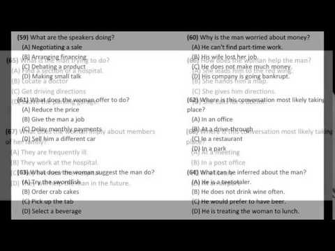 TOEIC Listening Practice with Answers 1