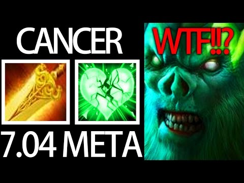 Cancer Build Radiance + HeartStopper Necrophos Like WTF Dota 2 MidOne Gameplay