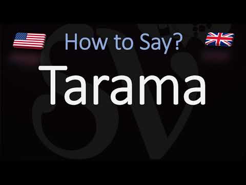 How to Pronounce Tarama? (CORRECTLY)