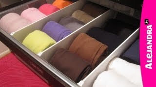 How to Organize Dresser Drawers & Fold Underwear, Bras, and Socks